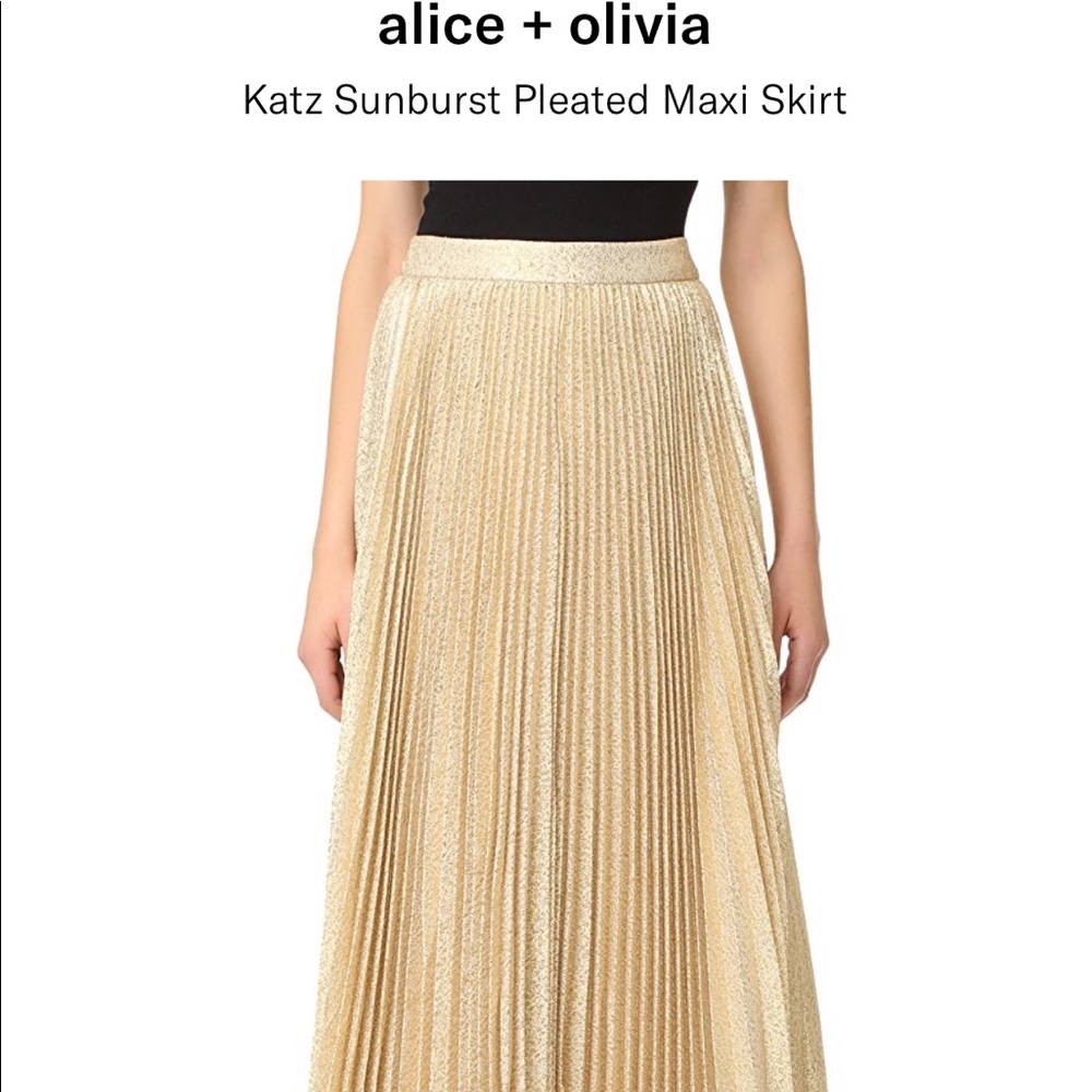 Alice and Olivia “Katz Sunburst Skirt”